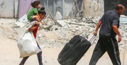 نازحون فلسطينيون في غزة