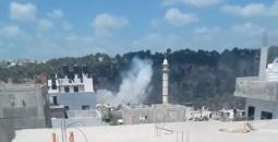 انفجار في مخيم نور شمس.jfif