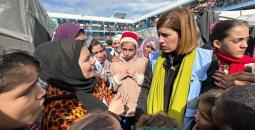 جولييت توما مديرة التواصل والاعلام في وكالة إغاثة وتشغيل لاجئي فلسطين