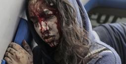 جرحى بغارات إسرائيلية على غزة.jpg