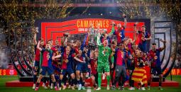 برشلونة يتوج بكأس إسبانيا على حساب ريال مدريد