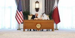 ترامب في قطر