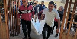 وداع وتشييع شهداء ارتقوا في خانيونس من مستشفى ناصر جنوب قطاع غزة