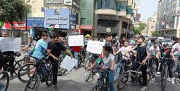 مسيرة للدراجات الهوائية في الخليل بمناسبة ذكرى النكبة الـ77