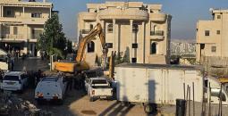 المنزل المستهدف في كفر قاسم بالهدم.jpg