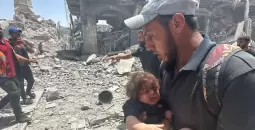 طفلة شهيدة في غزة