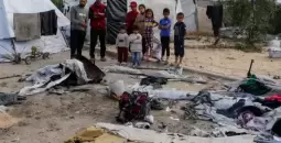 استهداف خيمة