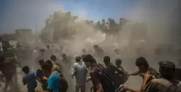 استهداف المجوعين في قطاع غزة