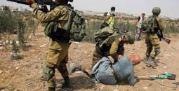اعتداء سابق على مسن فلسطيني
