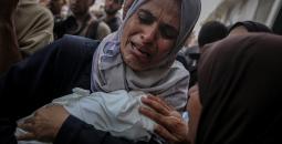 وداع وتشييع شهداء ارتقوا الليلة الماضية في غزة