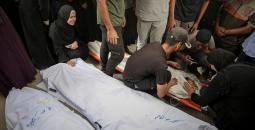 وداع وتشييع شهداء ارتقوا الليلة الماضية في غزة4.jpg