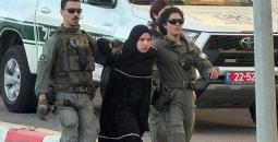 اعتقال فتاة بالداخل المحتل.jpg