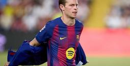 برشلونة يُعلن تفاصيل إصابة دي يونج