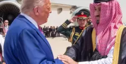 ترامب وبن سلمان في زيارة سابقة للسعودية.webp