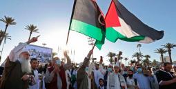 تظاهرة داعمة لفلسطين في ليبيا.jpg
