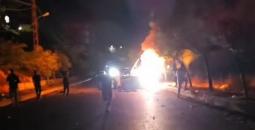 قصف مركبة جنوب لبنان
