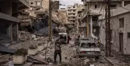 من قصف إسرائيلي سابق لجنوب لبنان