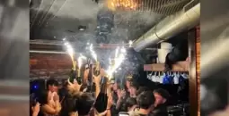 حريق سويسرا