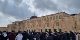 صلاة الجمعة في الأقصى