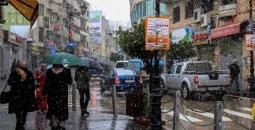 أمطار رام الله