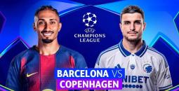 بث مباشر مباراة برشلونة ضد كوبنهاغن في دوري أبطال أوروبا