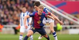 بث مباشر مباراة برشلونة ضد ريال سوسيداد في الدوري الإسباني