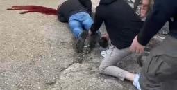 إصابة حرجة في قلنديا