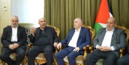 قادة حماس في  عزاء الشهيد عزام الحية