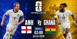 بث مباشر إنجلترا ضد غانا في كأس العالم 2026