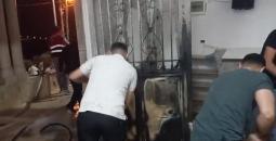حرق مسجد برقا