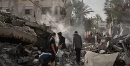 تدمير منازل المواطنين شمال قطاع غزة - صورة أرشيفية.webp