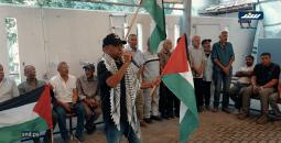 وقفة احتجاجية أمام مقر الصليب الأحمر في غزة إسنادًا للأسرى في سجون الاحتلال.jpg