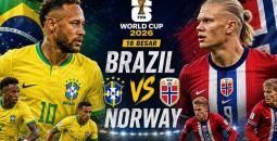 بث مباشر البرازيل ضد النرويج في كأس العالم