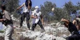 الاعتداء على شاب فلسطيني قرب رام الله.jpg