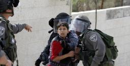 اعتقال طفل فلسطيني
