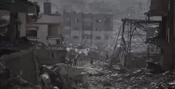 الدمار في قطاع غزة.webp