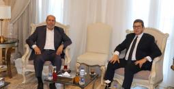 القيادي خليل الحية يلتقي وزير المخابرات المصرية