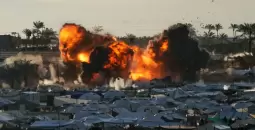 قصف على قطاع غزة