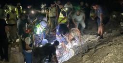 عمليات البحث بين أنقاض المباني المستهدفة بقصف الاحتلال في جنوب لبنان