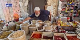 سوق الحبوب في خانيونس