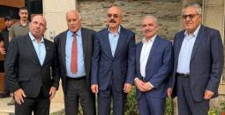 وفد فتح مع نائب دحلان