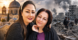 الشهيدة ماري حافظ أبو داوود وابنتها ميسا أبو داوود