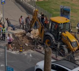 بذرائع واهية .. حفريات إسرائيلية بباب العامود وشوارع القدس