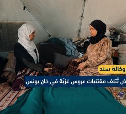 القوارض تُتلف مقتنيات عروس غزيّة في خان يونس
