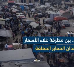 غزة.. بين مطرقة غلاء الأسعار وسندان المعابر المغلقة