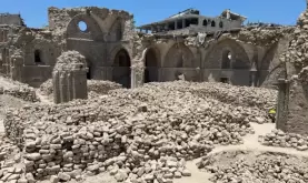 آثار غزة المدمرة