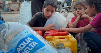معاناة النازحين جنوب قطاع غزة في ظل شح المياه5.jpg