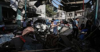 دمار هائل خلفه قصف الاحتلال لمدرسة فهمي الجرجاوي التي تأوي النازحين بمدينة غزة 16.jpg