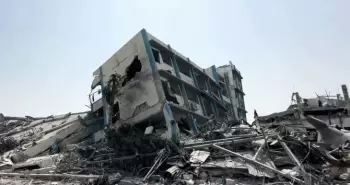 تدمير مدرسة تابعة للأونروا في غزة