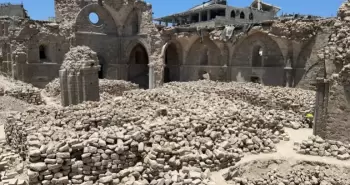 آثار غزة المدمرة